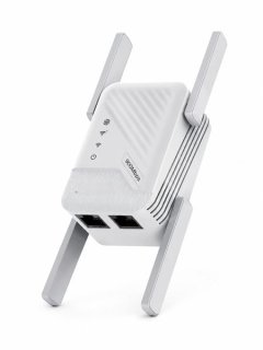 WiFi Signal Booster 900Mbps Wireless Range Extender Dual Antenna WPS Setup