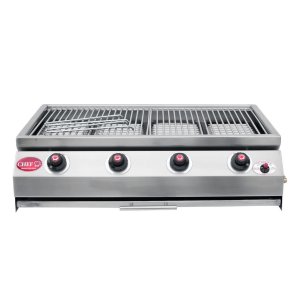Chef Slimline Built-in 4-Burner Stainless Steel Indoor/Outdoor Gas Braai