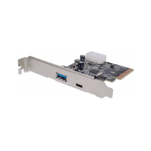 Manhattan PCI Express card 2 external ports