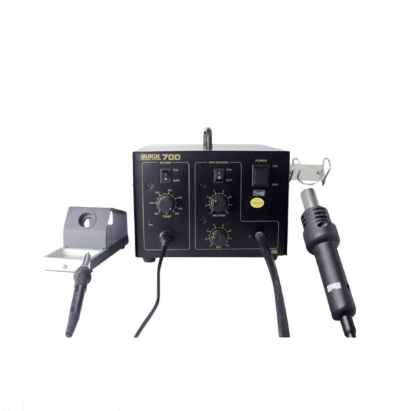 Original Quick 700 Portable 2 In 1 Hot Air Smd Rework Soldering Station