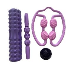 [EVA Set] 4pcs EVA Foam Muscle Set - Manual Roller Body Shaping, &amp; Yoga