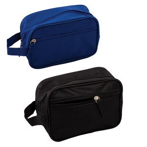 Men's Polyester Toiletry Bag (Bulk Pack x 4)