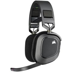 Corsair HS80 RGB WIRELESS Premium Gaming Headset- Black