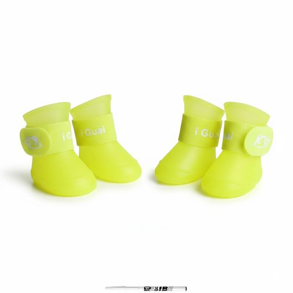 Waterproof Pet Rain Boots for Small Dogs - Non-Slip &amp; Comfy With ReVibe Pen