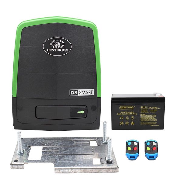 Centurion D3 SMART Sliding Gate Motor with Securi-Prod Battery
