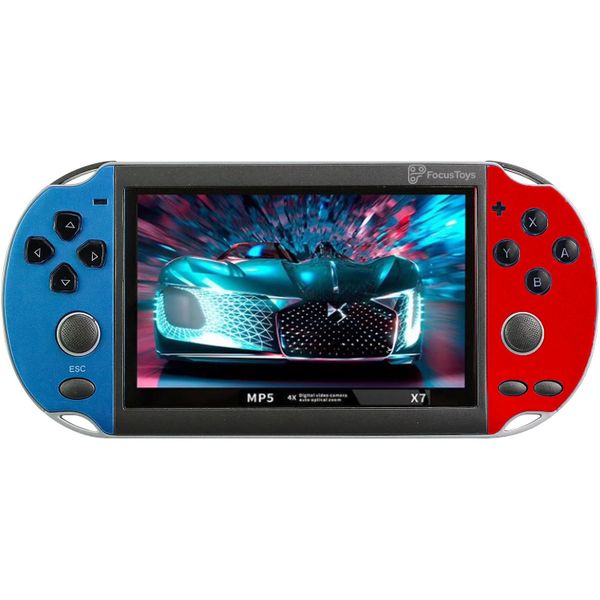 FocusToys X7 Hand Held Double Rocker Retro USB Rechargeable Gaming Console