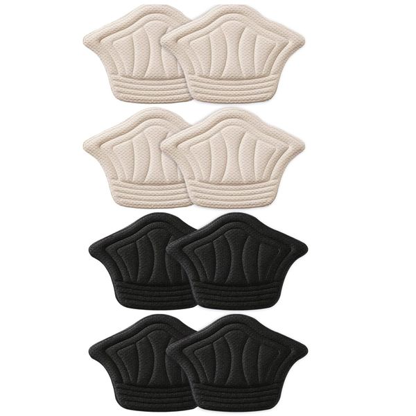 Heel Pads for Shoes, Cushioned Heel Grips &amp; Inserts for Women &amp; Men 4Pack