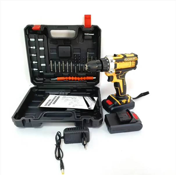Plastic Box-Packaged Lithium Battery Drill