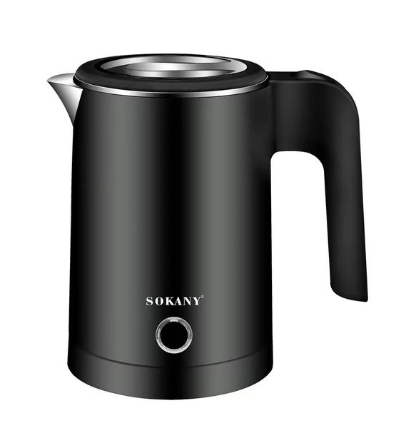Portable small electric teapot stainless steel 0.5L hot water boiler heater