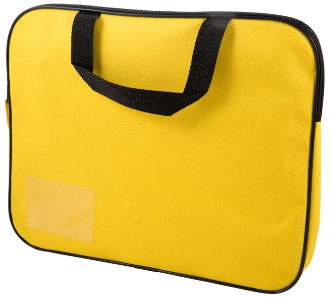 Butterfly Book Bag - With Handle Yellow A4
