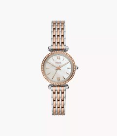 Fossil Carlie Mini Women Stainless Steel Watch-ES4649