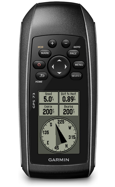 Garmin GPS 73 Handheld Marine GPS Navigator - Black