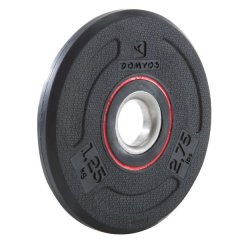 Domyos Rubber Weight Training Disc - 1.25 kg - 28 mm