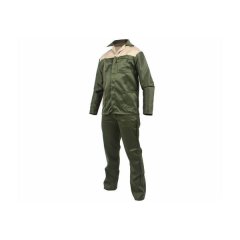 Overall 2 Piece 2Tone Khaki Size 42 Pant 46 Jacket