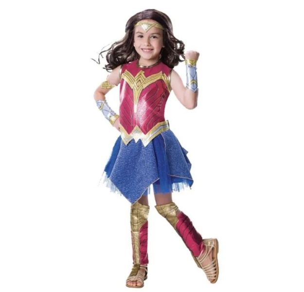 Girls Wonder Woman Dress Up Set