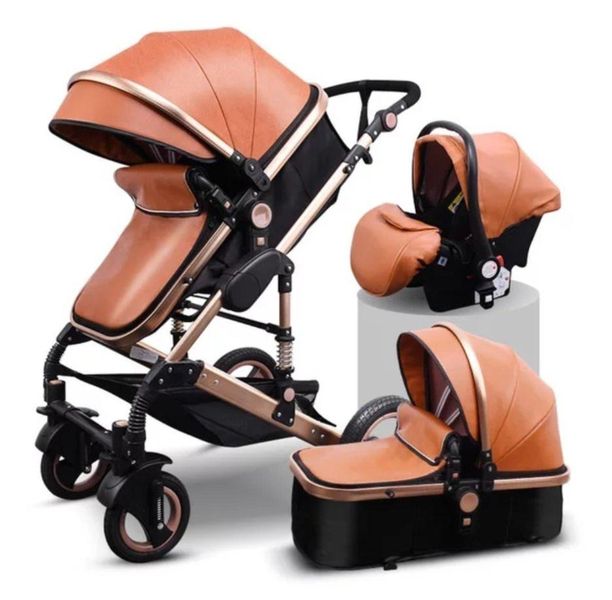 Luxury Travel System - PU Brown
