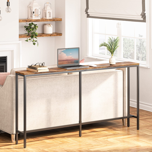 Entryway Console Table Narrow Sofa Table- Slim Hallway Desk for Living Room