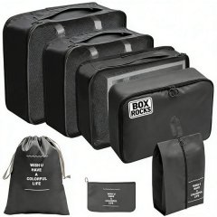 Travel Packing Cubes Set Travel Organizer Storage Bags
