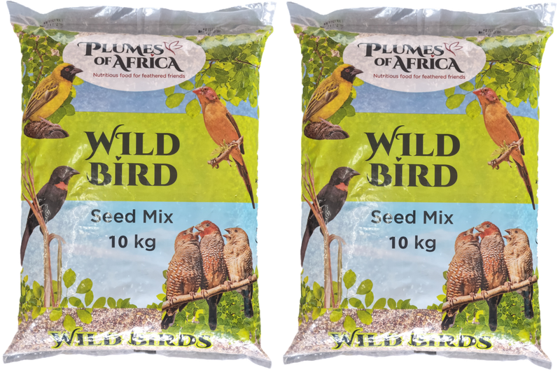 Plumes Of Africa Wild Bird Seed - 10kg (2pack)