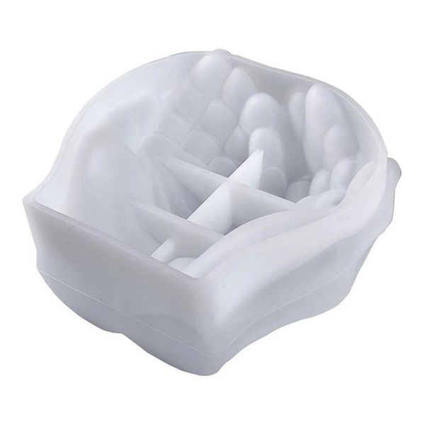 Hand Shaped Silicon Mold for Resin or Cement
