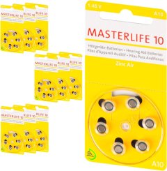 MASTERLIFE Size: 10 Batteries-(Box of 60)
