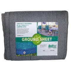 Knittex Silver Heavy Duty Camping Ground Sheet UV Protect Mesh- 2.4m x 6.5m