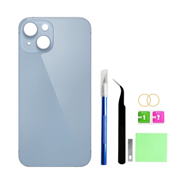 Back Glass Replacement Compatible with iPhone 14 with Repairing Tool Kits