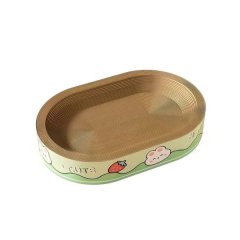 Cat scratching post cat nest 2-in-1 oval cat scratching rack