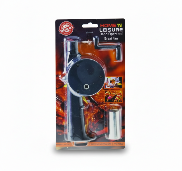 Home n Leisure Portable Handheld BBQ Fan for Campfires and Grills