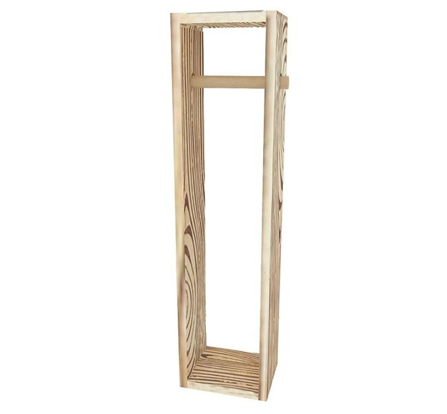 Modern Wooden Toilet Paper Holder Dispenser Stand