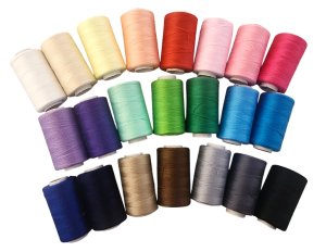 22 Piece Assorted Polyester Thread SET