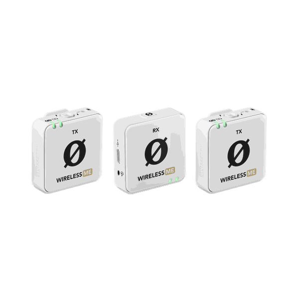 Rode Wireless ME Dual - Compact Digital Wireless Microphone System (White)