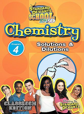 Standard Deviants - Chemistry Program 4: Solutions &amp; Dilut (DVD)