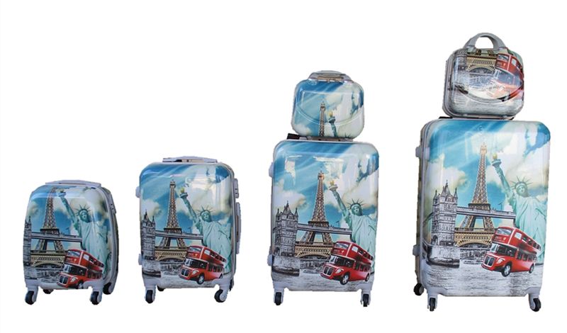 Luxury PC Travel Luggage 6 Piece