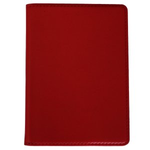 Passport Cover - Premium Leather - Red