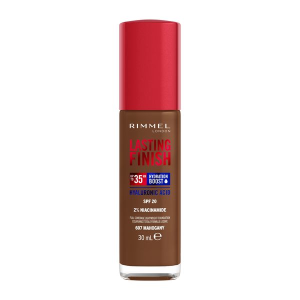 Rimmel London Lasting Finish 35 Hour, 607 Mahogany, Foundation