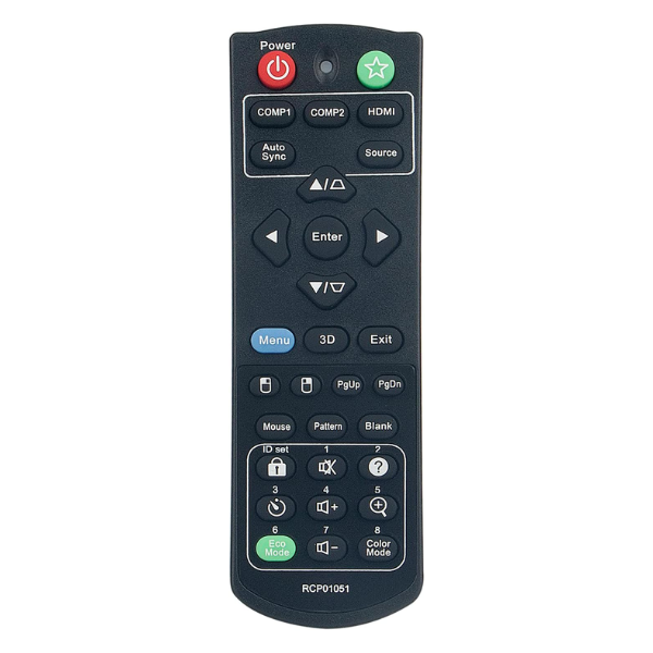 RCP01051 Replacement Remote Compatible with Viewsonic Projector PJD5255