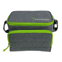 Kaufmann Polyester Cooler Bag Charcoal - 6 Can