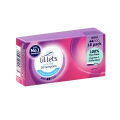 Lil-Lets- 16 Mini Tampons x 6