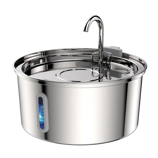 Fountain Stainless Steel Drinking Fountain for Cats 3.2L Ultra Quiet