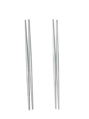 Guangzhou Stainless Steel Chopsticks Silver 4 pairs