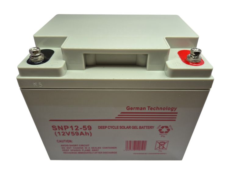 12V 59AH(10hr) Solar Camp Gel Battery