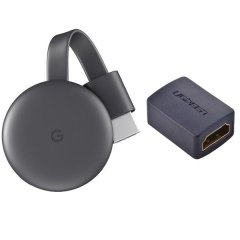 Google Chromecast (3rd Gen Parallel Import) &amp; HDMI Adapter Bundle
