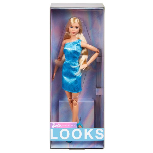 Barbie Looks Doll, Collectible No. 23 with Ash Blonde Hair &amp; Y2K Fashion
