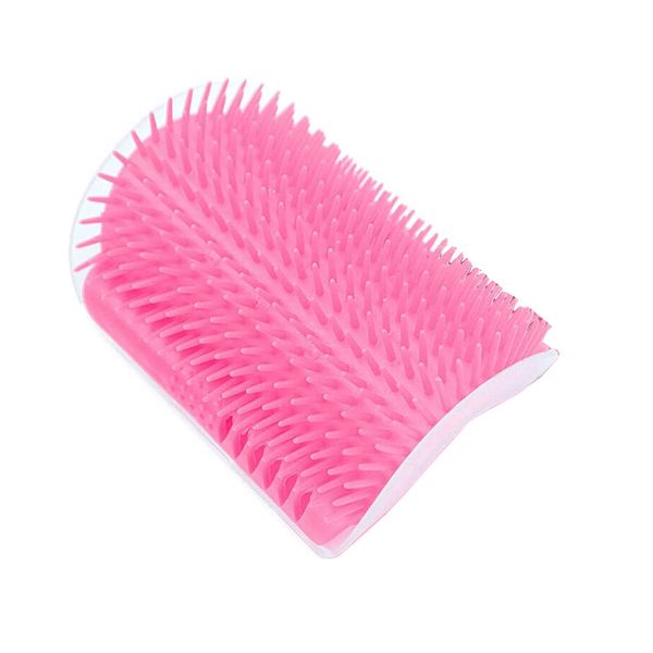 Pet Grooming Brush Comb Grooming Wall Brush Self Massage Tool - Pink