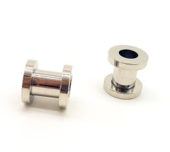 Fabulae 6MM Stainless Steel Tunnel Pair, Rowan