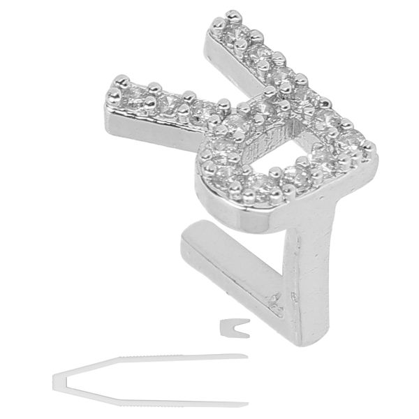 Single Letter Hip Hop Teeth Ornament for Dentures