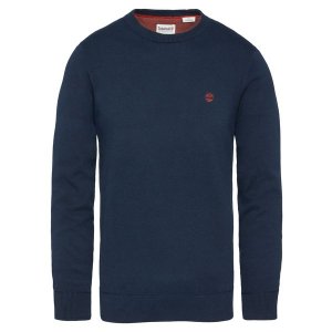 Timberland Men Navy Cotton Slim Pullover