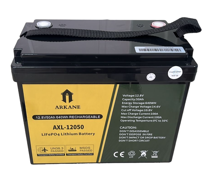 Arkane 50AH Lithium Battery 12V