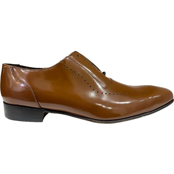 Barker - Mens Cobbler Honey Leather Lace-Up Sormal Shoes